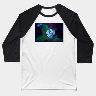 Forget Me Not Flowers Baseball T-Shirt